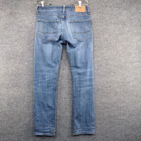 American Eagle Outfitters Men's Active Flex Slim Straight Jeans Blue 29x30 Denim - Picture 8 of 14